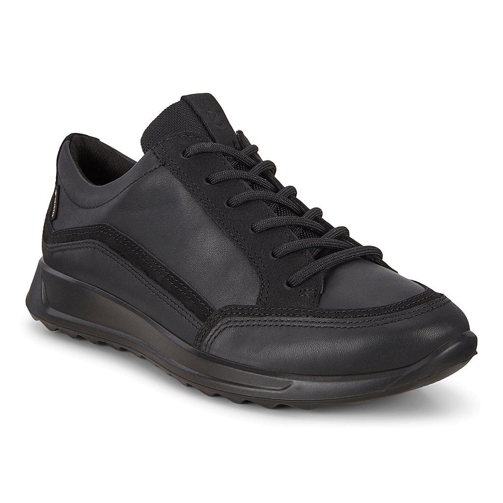 Ecco Flexure Runner Womens Sneakers In Black Sale - India VAD-780952